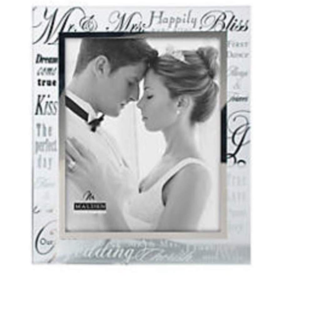 Malden Wedding Sentiment Glass 8 X 10 Frame NEW